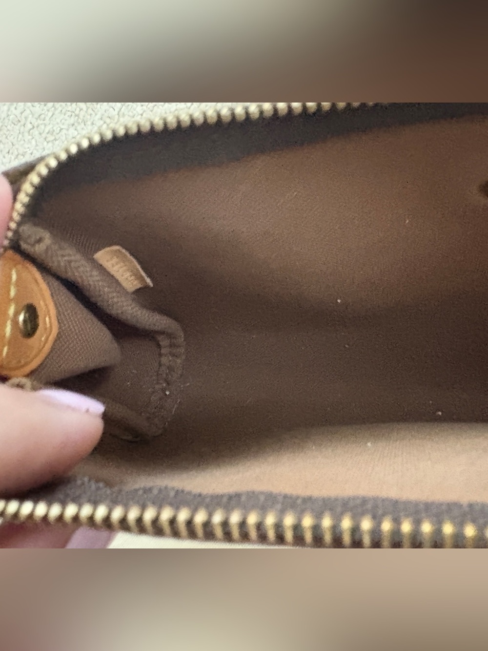 Louis Vuitton Eva Clutch Monogram Canvas Brown Gold Hardware Mini Shoulder Bag - Picture 13 of 16